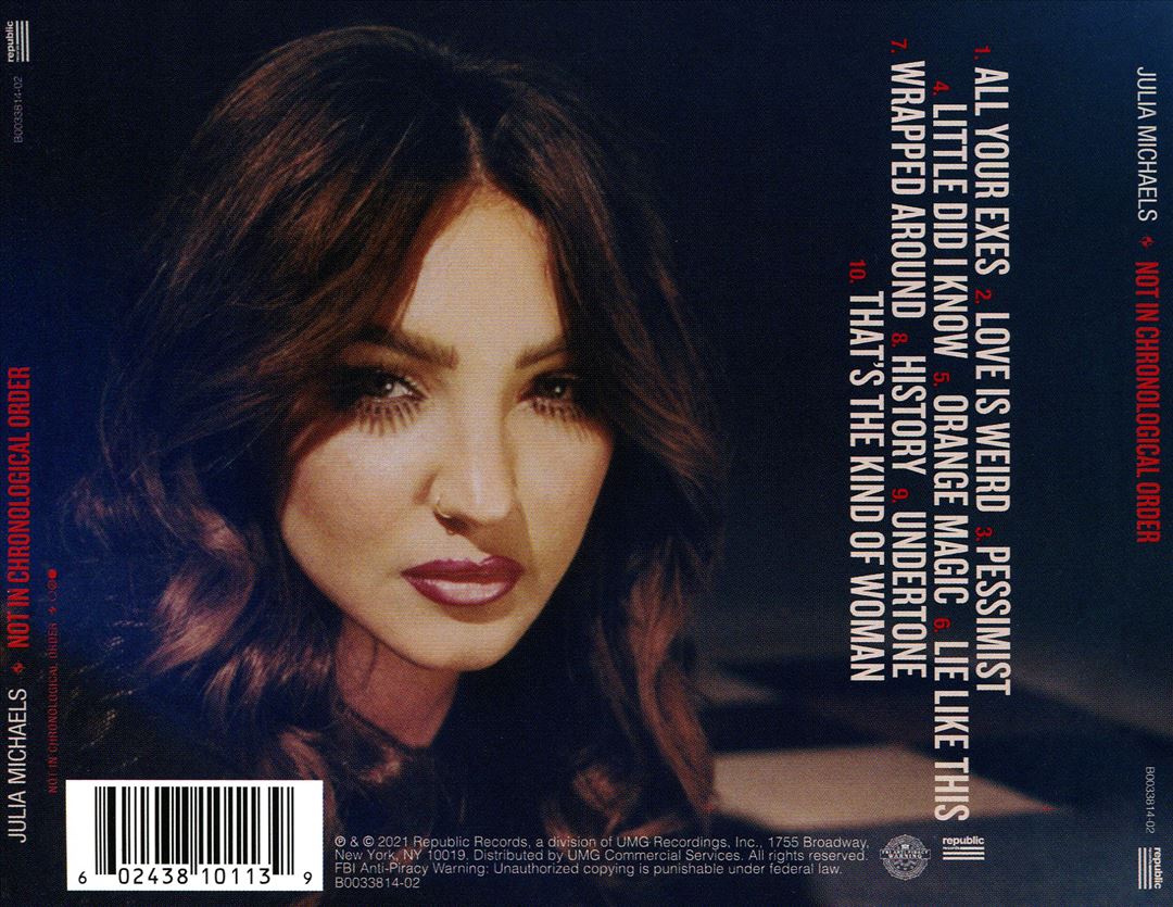 Not in Chronological Order cover art