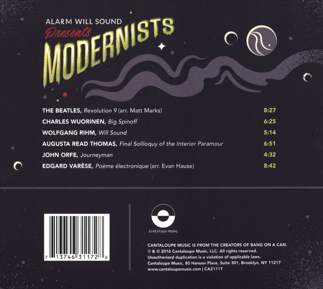 Alarm Will Sound Presents Modernists cover art