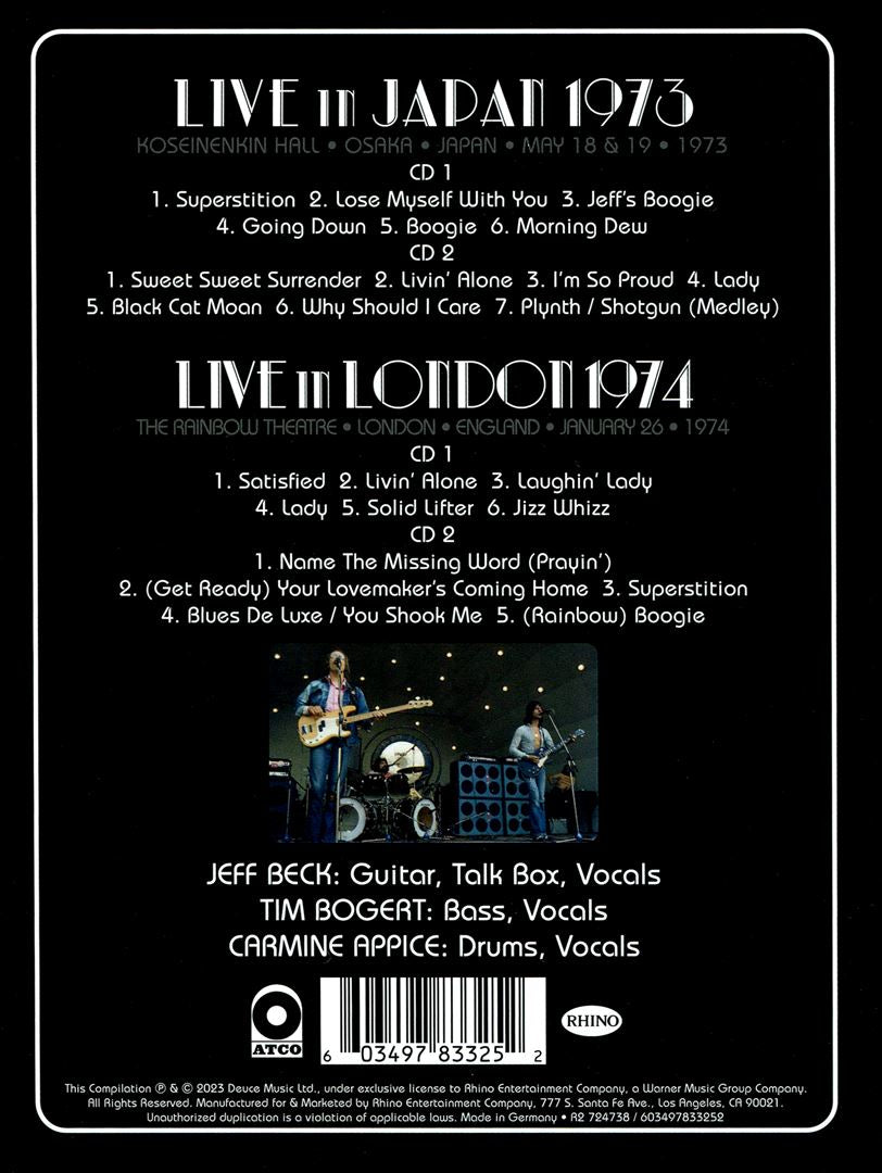 Live 1973 & 1974 cover art