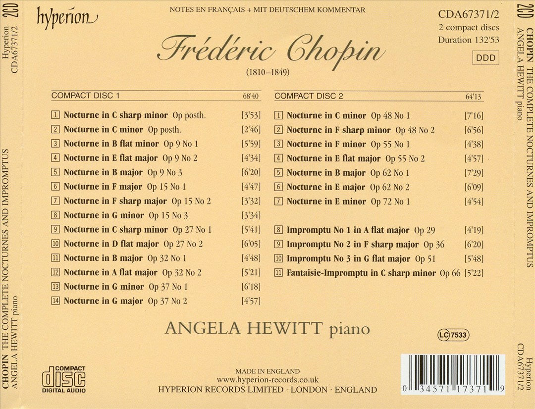 Chopin: Nocturnes cover art