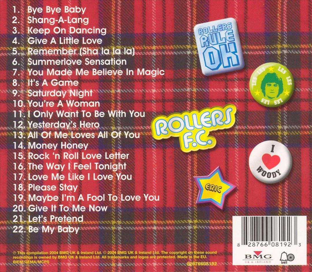 Very Best of Bay City Rollers  [BMG Uk & Ireland] cover art