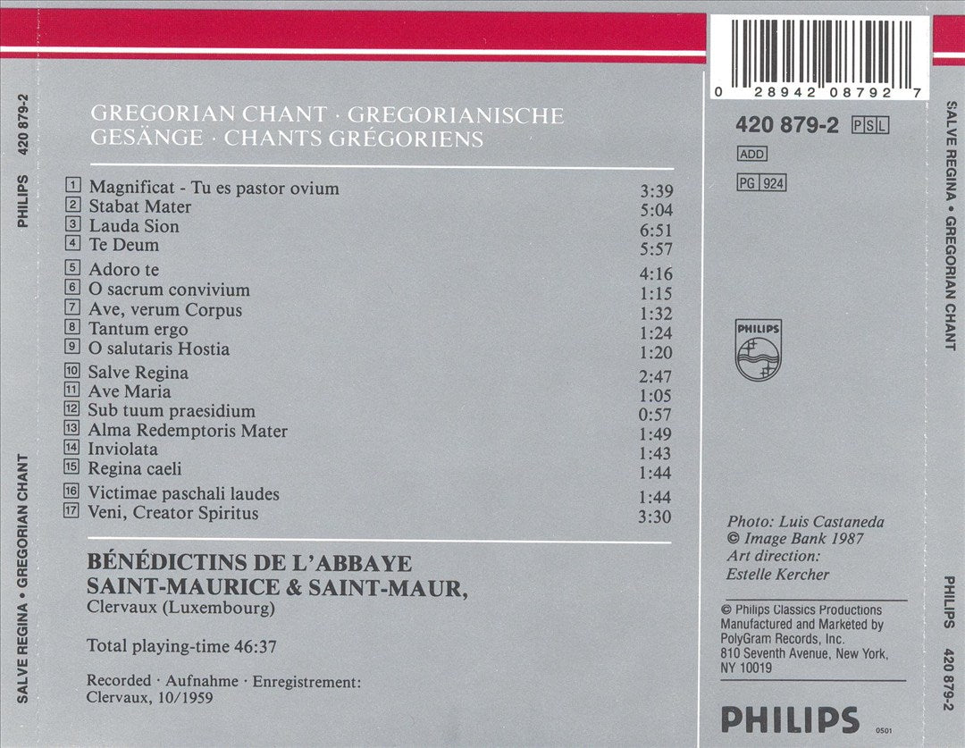 Gregorian Chant cover art