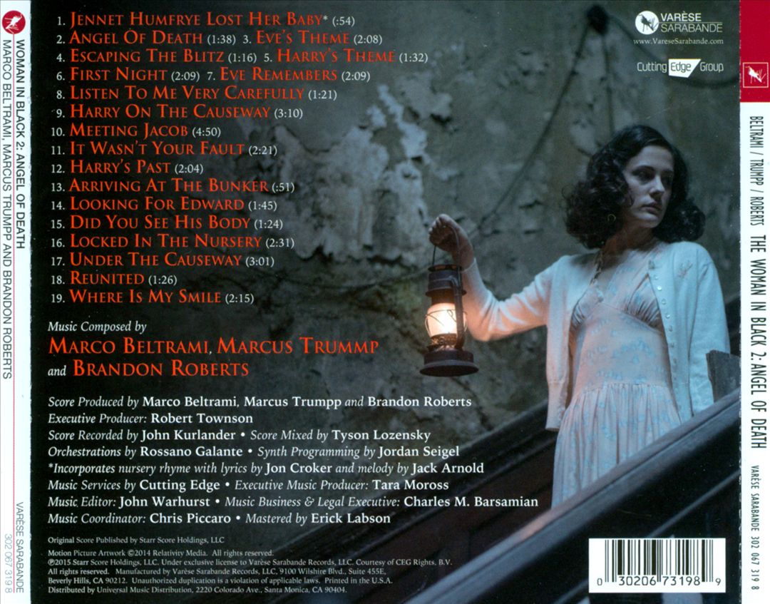 Woman in Black 2: Angel of Death [Original Motion Picture Soundtrack] cover art