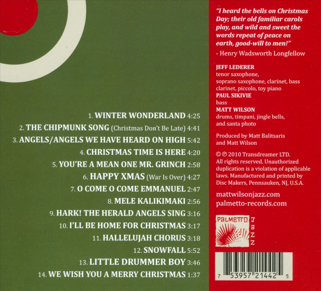 Matt Wilson's Christmas Tree-O cover art