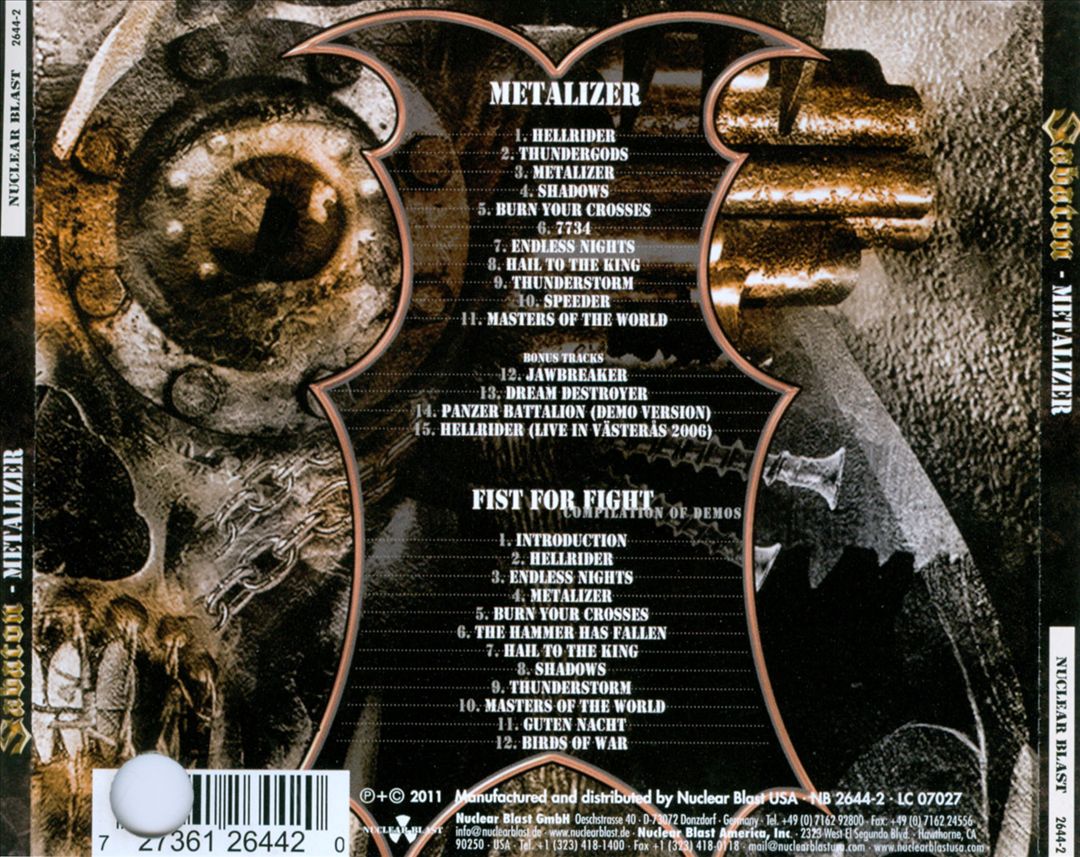 Metalizer cover art