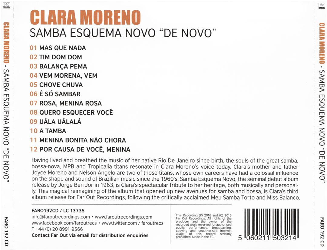 Samba Esquema Novo de Novo cover art