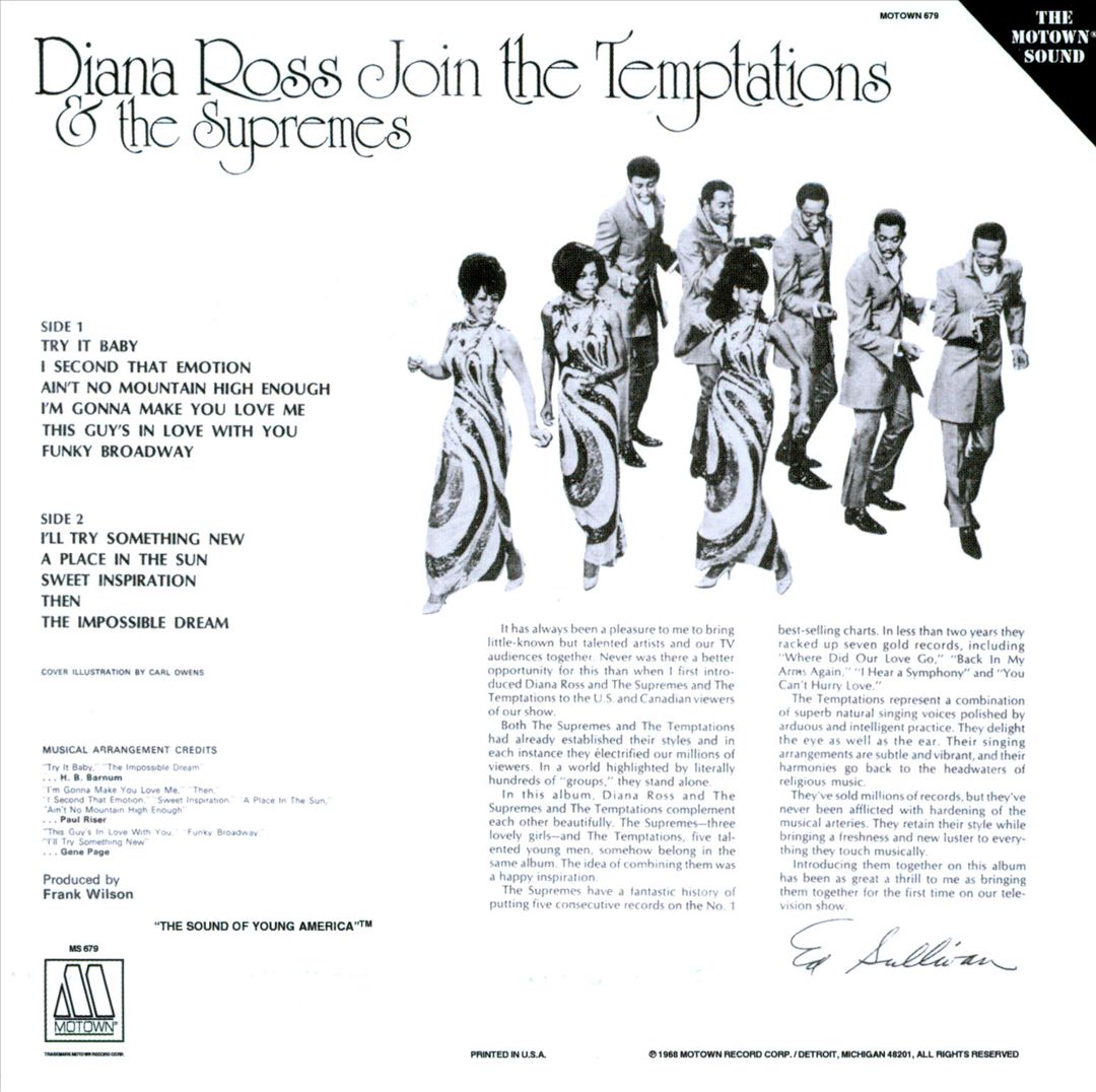 Diana Ross & the Supremes Join the Temptations cover art