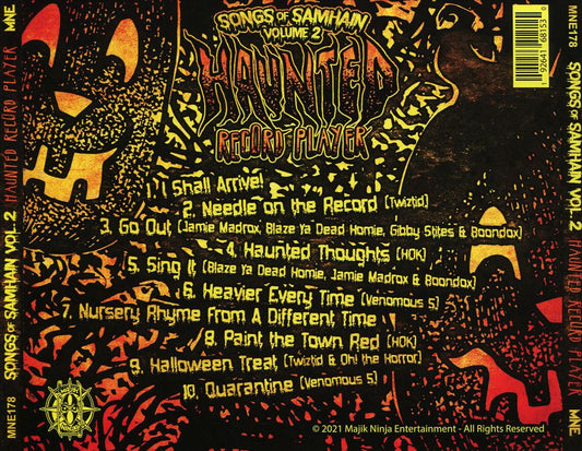 Twiztid Presents: Songs of Samhain, Vol. 2 - Haunted Record Player cover art