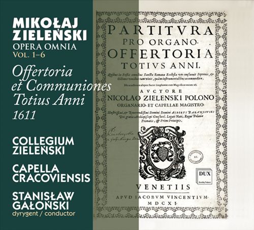 Mikolaj Zielenski: Complete Offertoria et Communiones Totius Anni, 1611 cover art