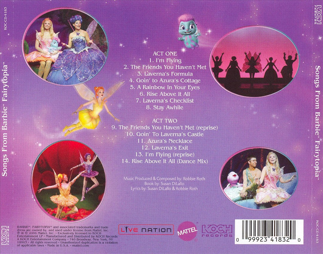 Songs from Barbie: Fairytopia [Original Cast Recording] cover art