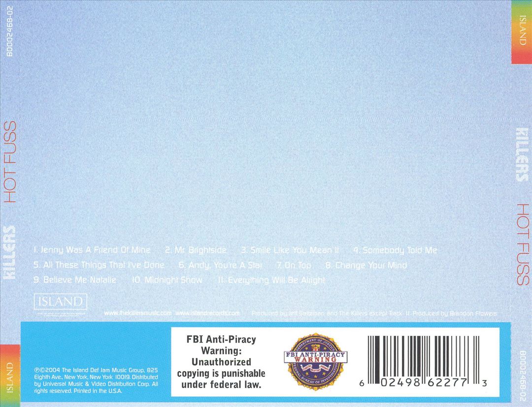 Hot Fuss cover art