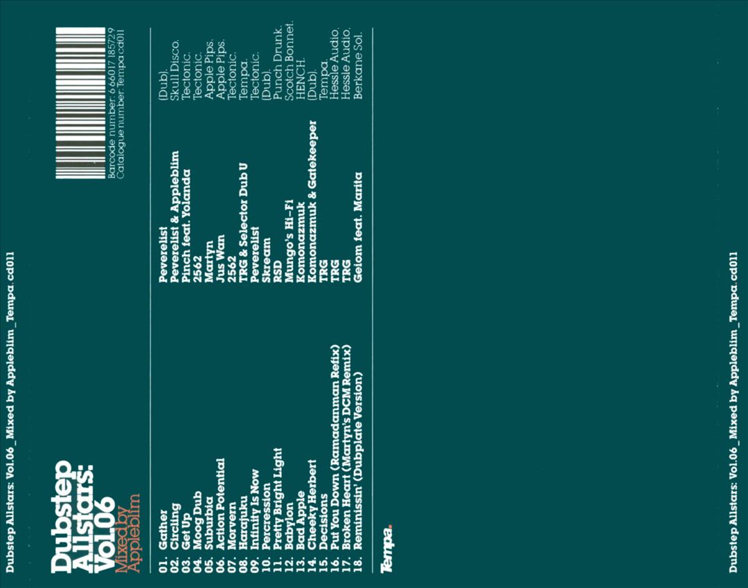 Dubstep Allstars, Vol. 6 cover art