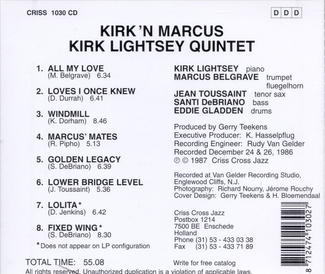 Kirk 'n' Marcus cover art