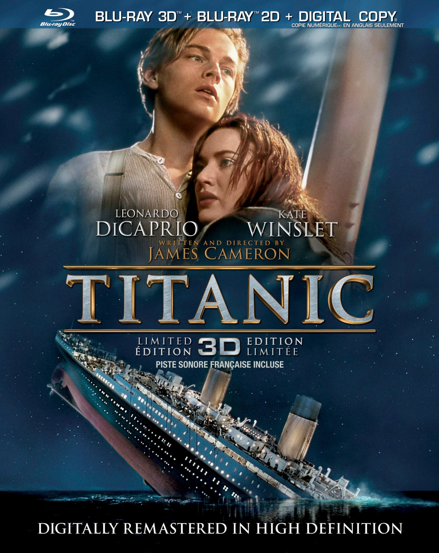 Titanic [3D] [Blu-ray] cover art