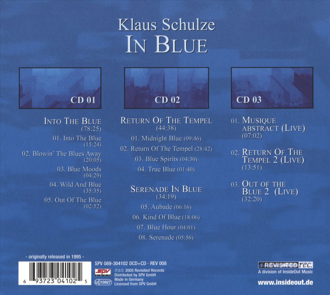 In Blue cover art
