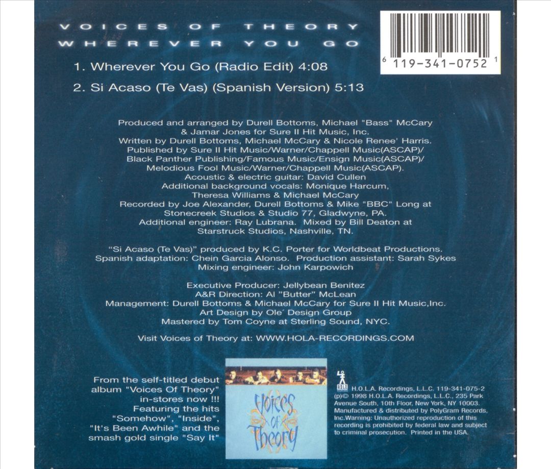 Wherever You Go [CD Single] cover art