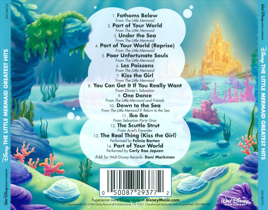 Little Mermaid Greatest Hits cover art