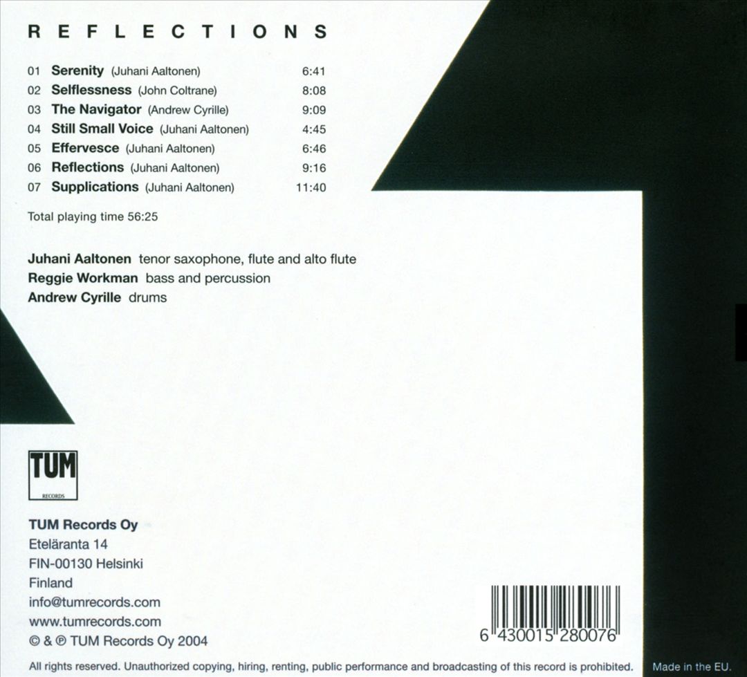 Reflections cover art