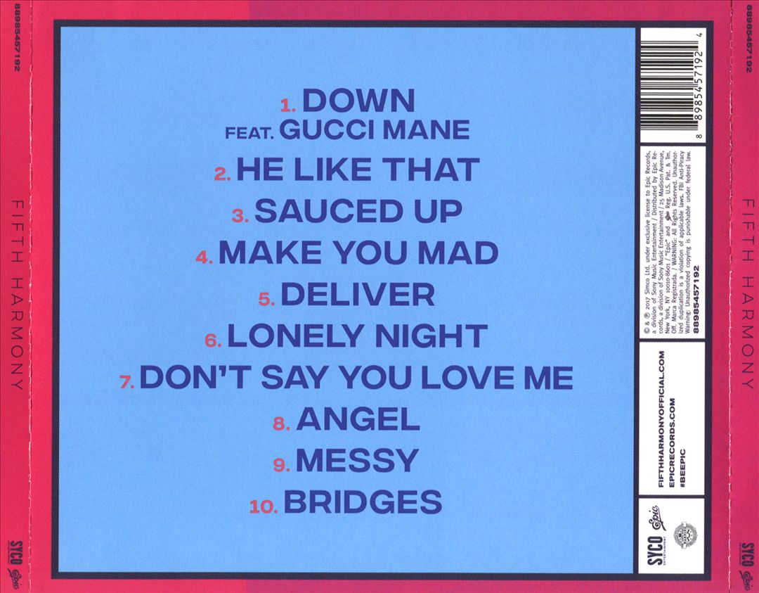 Fifth Harmony cover art