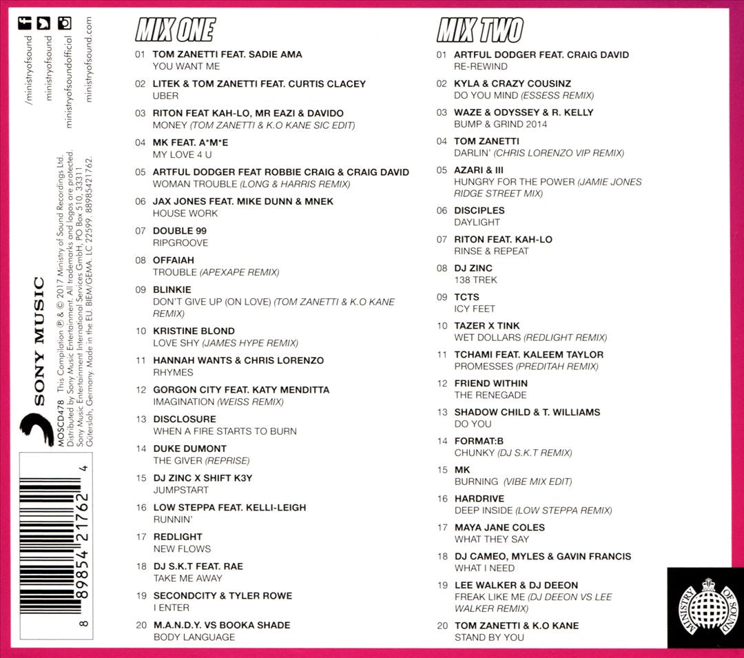 Sleepin Is Cheatin: Ministry of Sound cover art