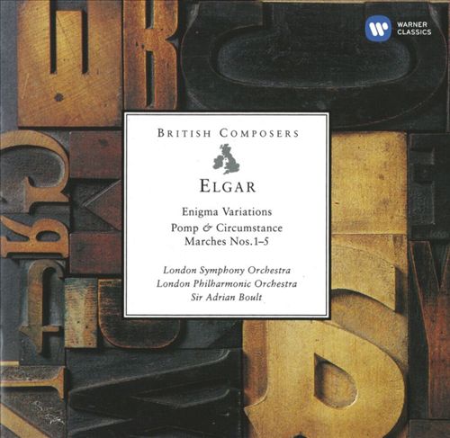 Elgar: Enigma Variations; Pomp & Circumstance Marches Nos.1-5 cover art