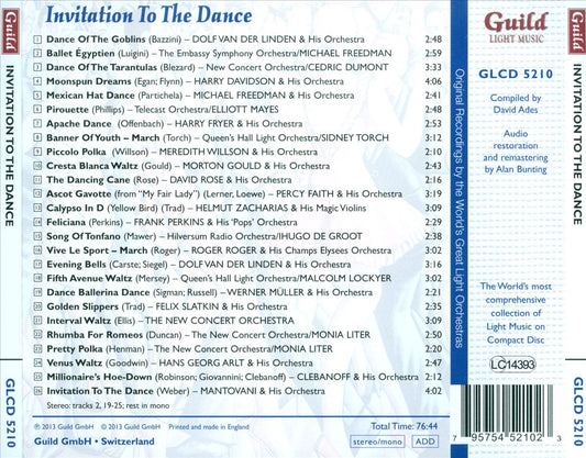 Golden Age of Light Music: Invitation to the Dance cover art