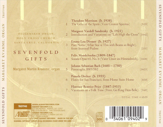 Sevenfold Gifts cover art