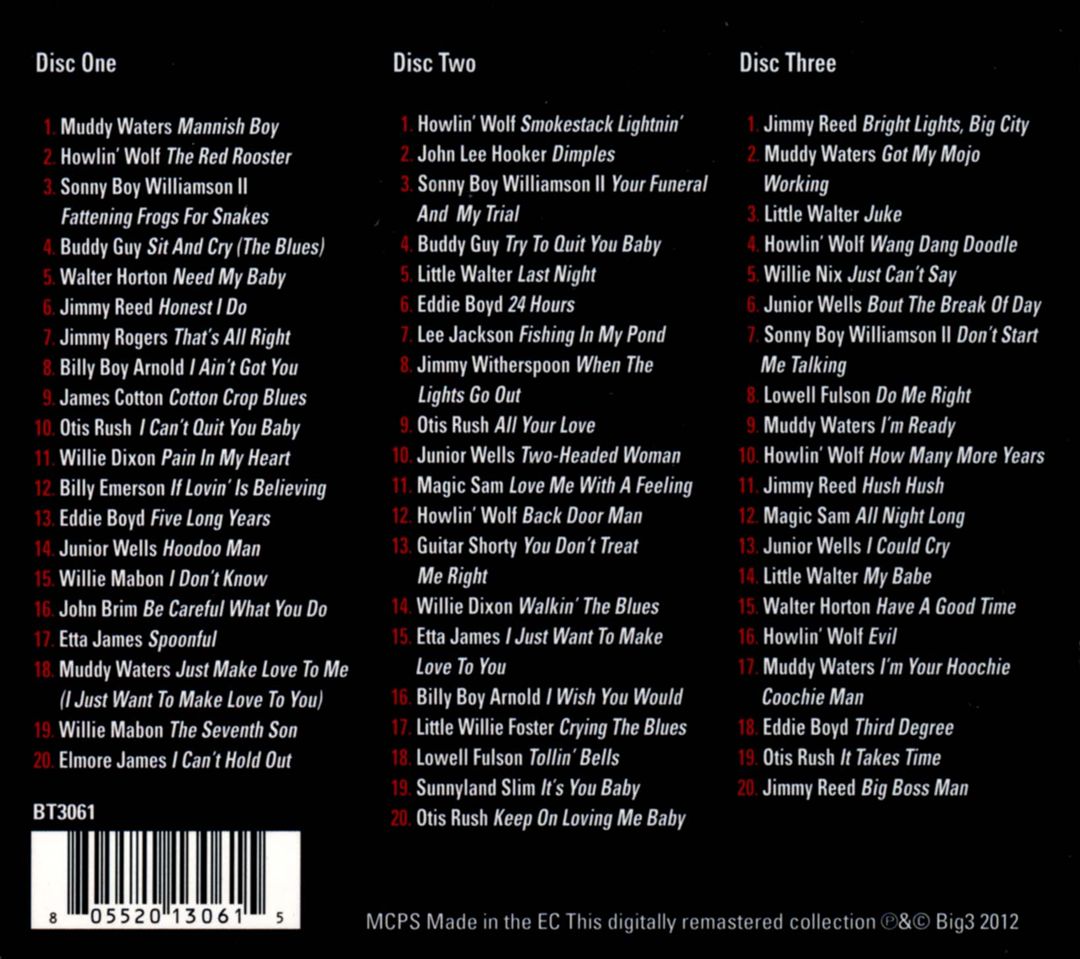 Chicago Blues: The Absolutely Essential 3 CD Collection cover art