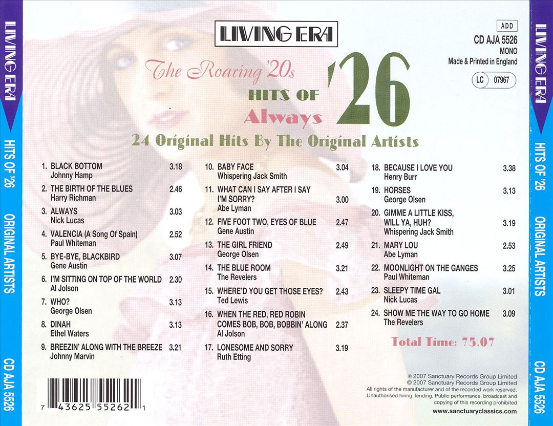 The Roarding '20s: Hits Of '26 - Always cover art