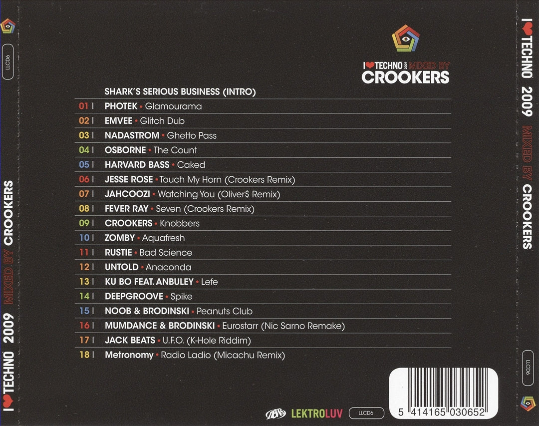 I Love Techno 2009 cover art