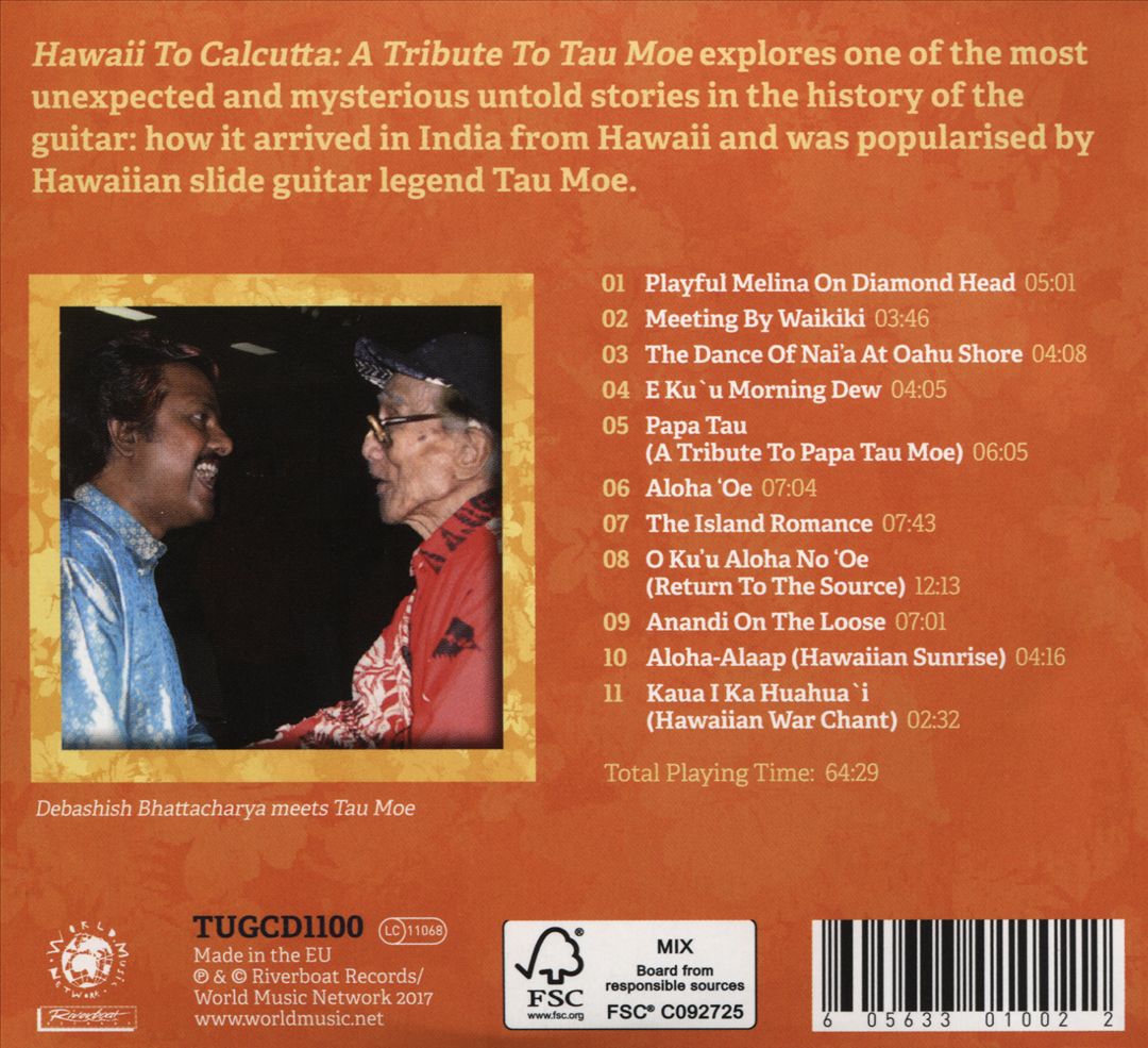 Hawaii to Calcutta: A Tribute to Tau Moe cover art