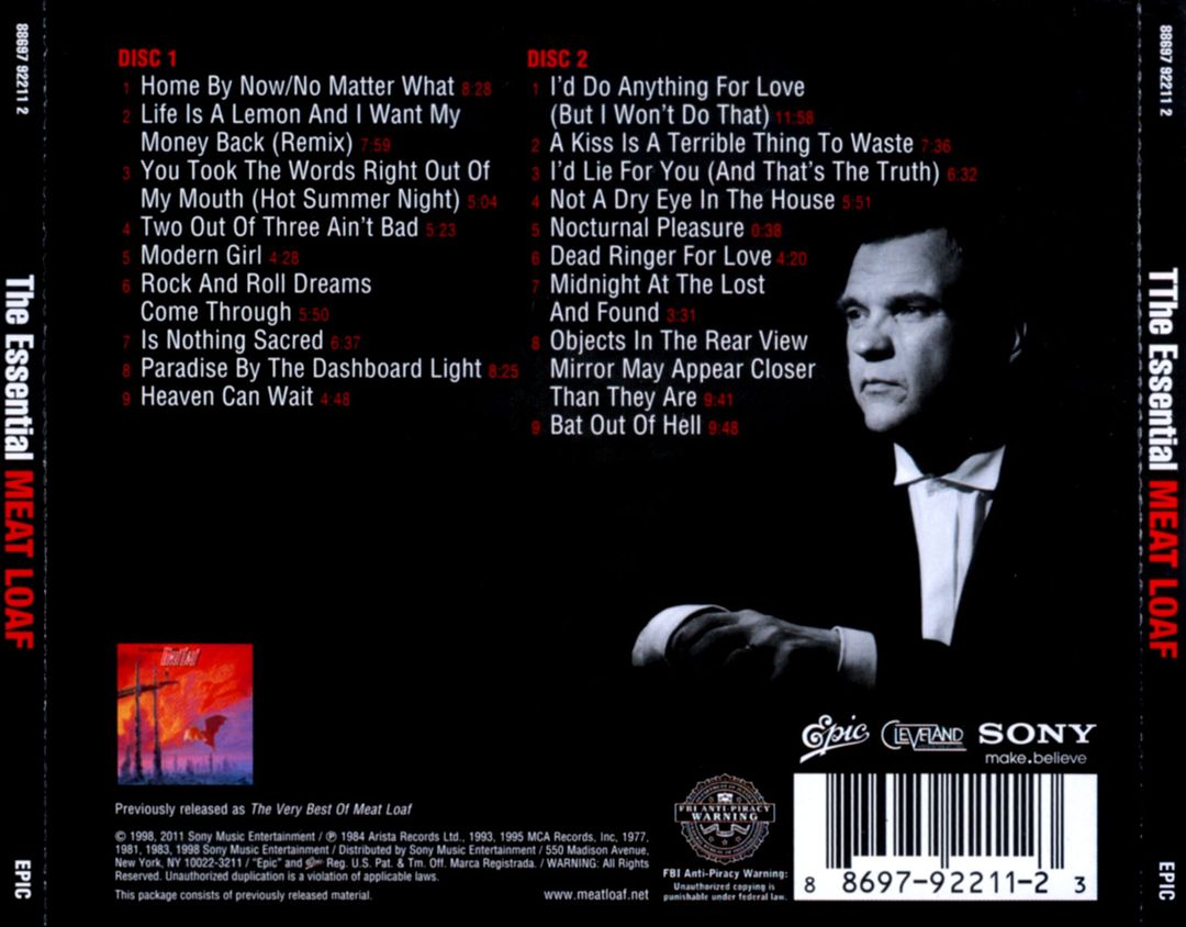 Essential Meat Loaf cover art