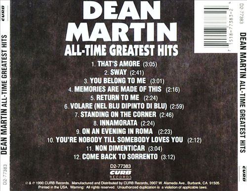 All-Time Greatest Hits cover art