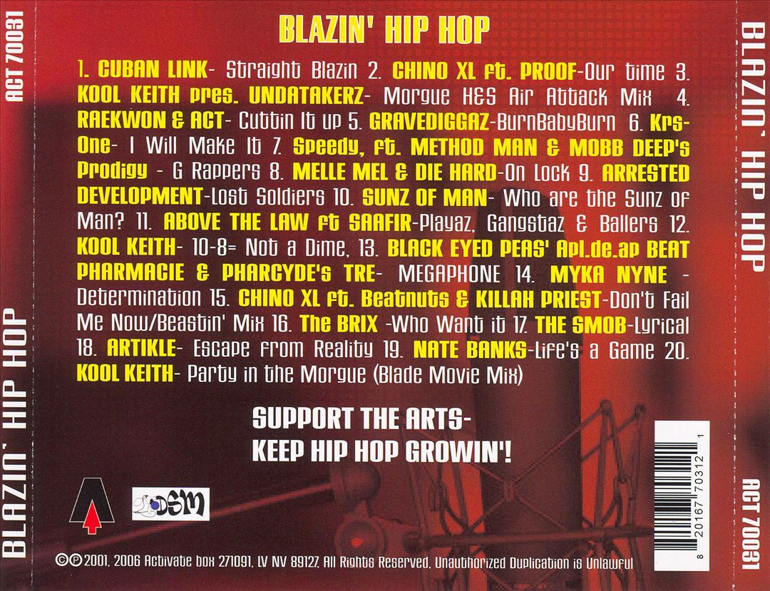 Blazin' Hip Hop cover art