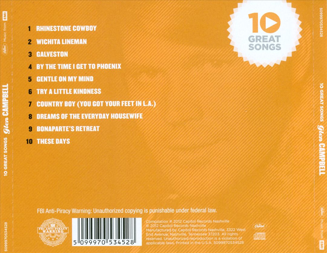 10 Great Songs cover art