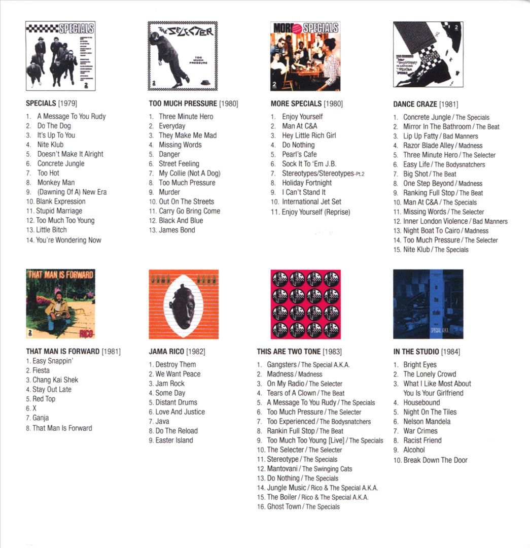 Two Tone "The Albums" cover art