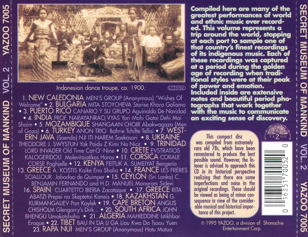 Secret Museum of Mankind, Vol. 2 cover art