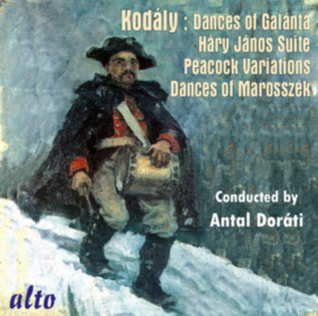 Zoltan Kodaly: Hary Janos Suite / Dances Of Galanta / Peacock Variations / Dances Of Marosszek-MINNEAPOLIS ORCHESTRA / PHILHARMONIA HUNGARICA / CHICAGO SYMPHONY ORCHESTRA / ANTAL DORATI cover art