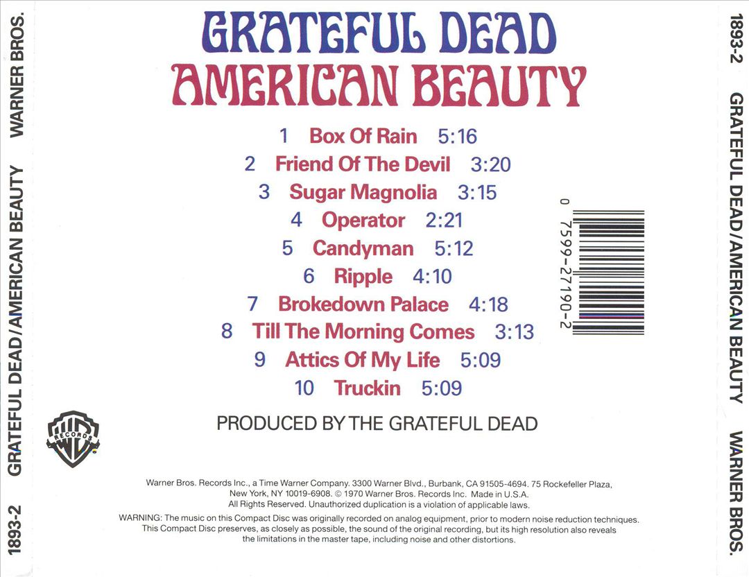 American Beauty cover art