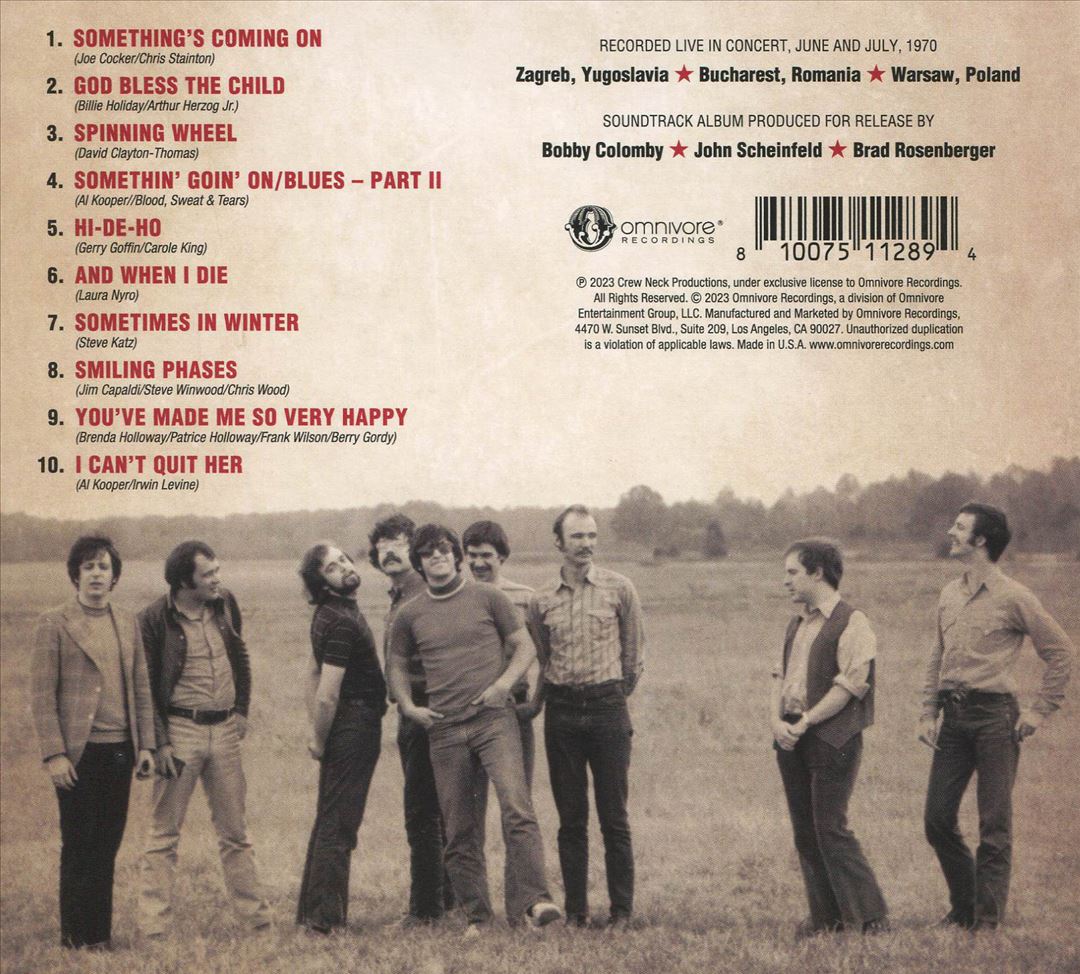 What the Hell Happened to Blood, Sweat & Tears? [Original Motion Picture Soundtrack] cover art