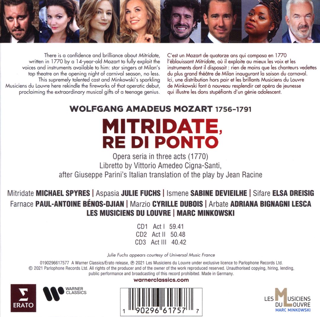 Mozart: Mitridate, re di Ponto cover art