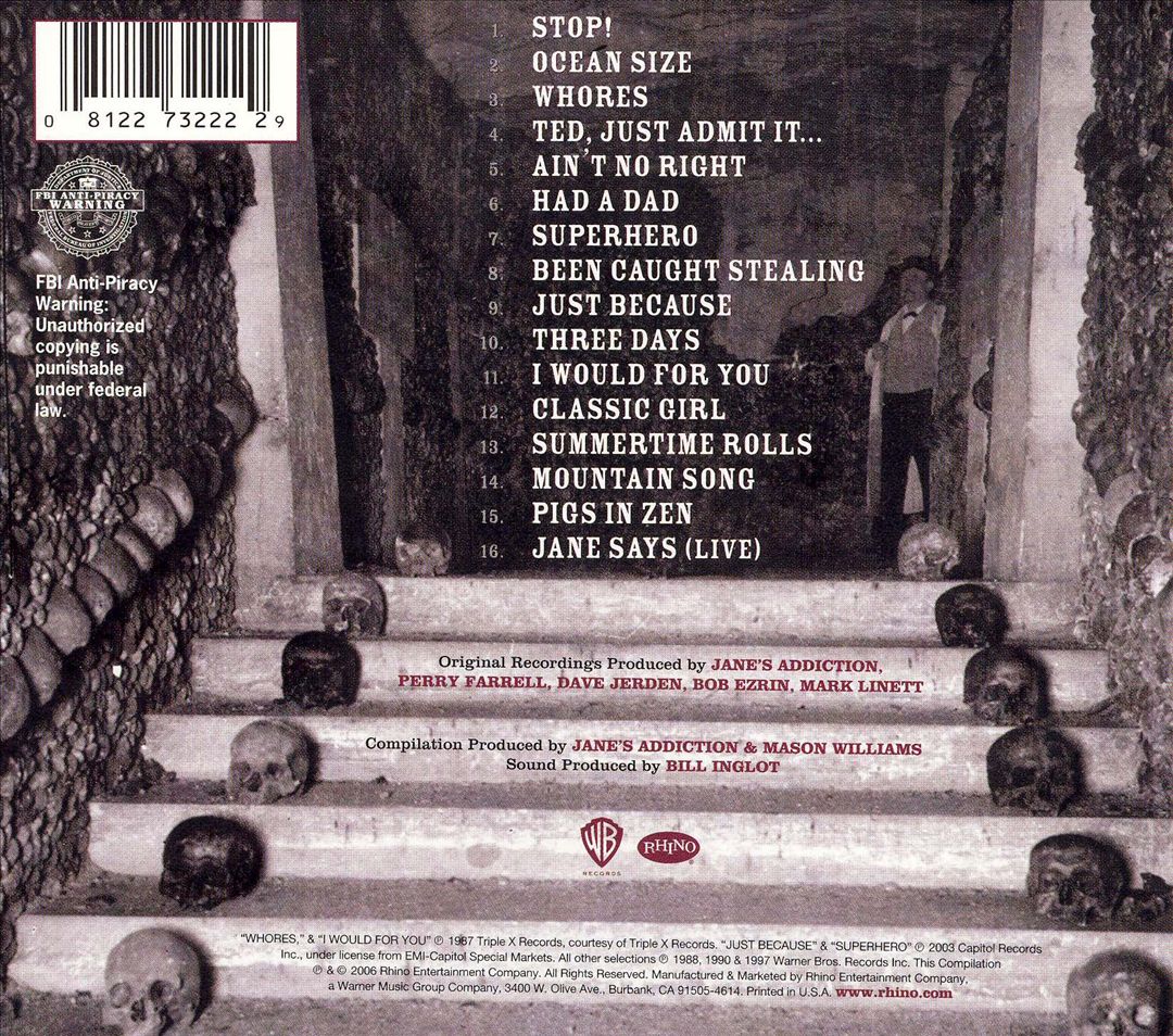 Up from the Catacombs: The Best of Jane's Addiction cover art