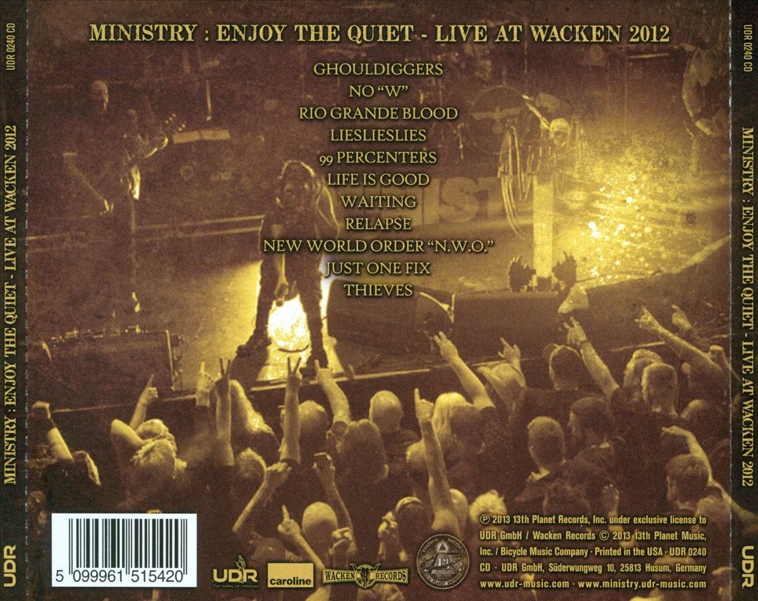 Enjoy the Quiet: Live at Wacken 2012 cover art