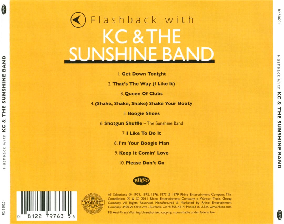 Flashback with KC & the Sunshine Band cover art