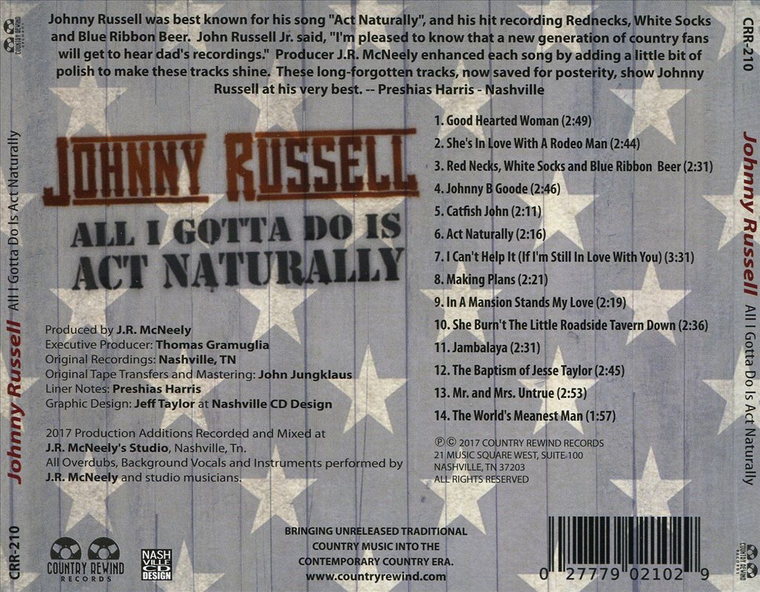 All I Gotta Do Is Act Naturally cover art