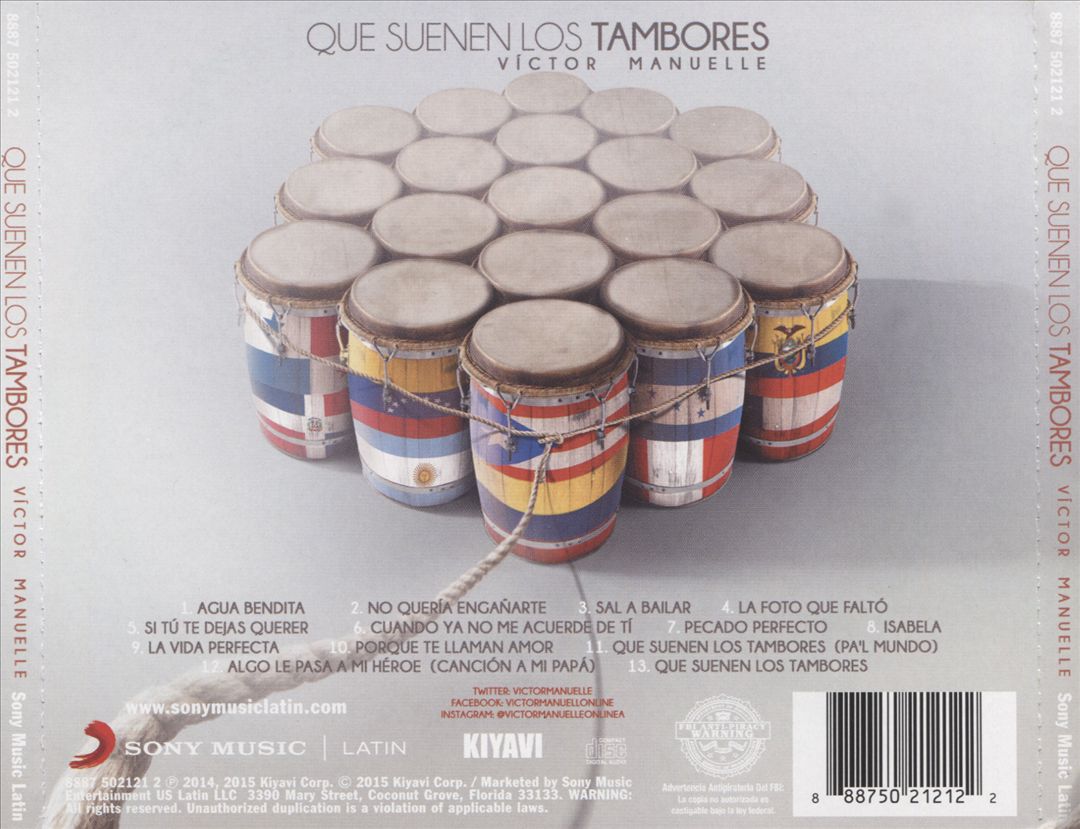 Que Suenen los Tambores cover art