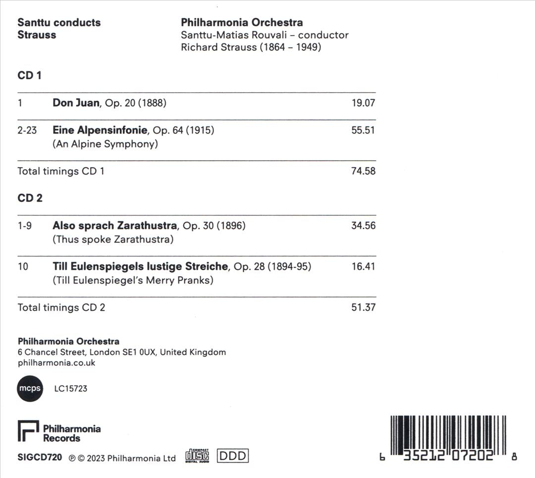 Santtu conducts Strauss cover art