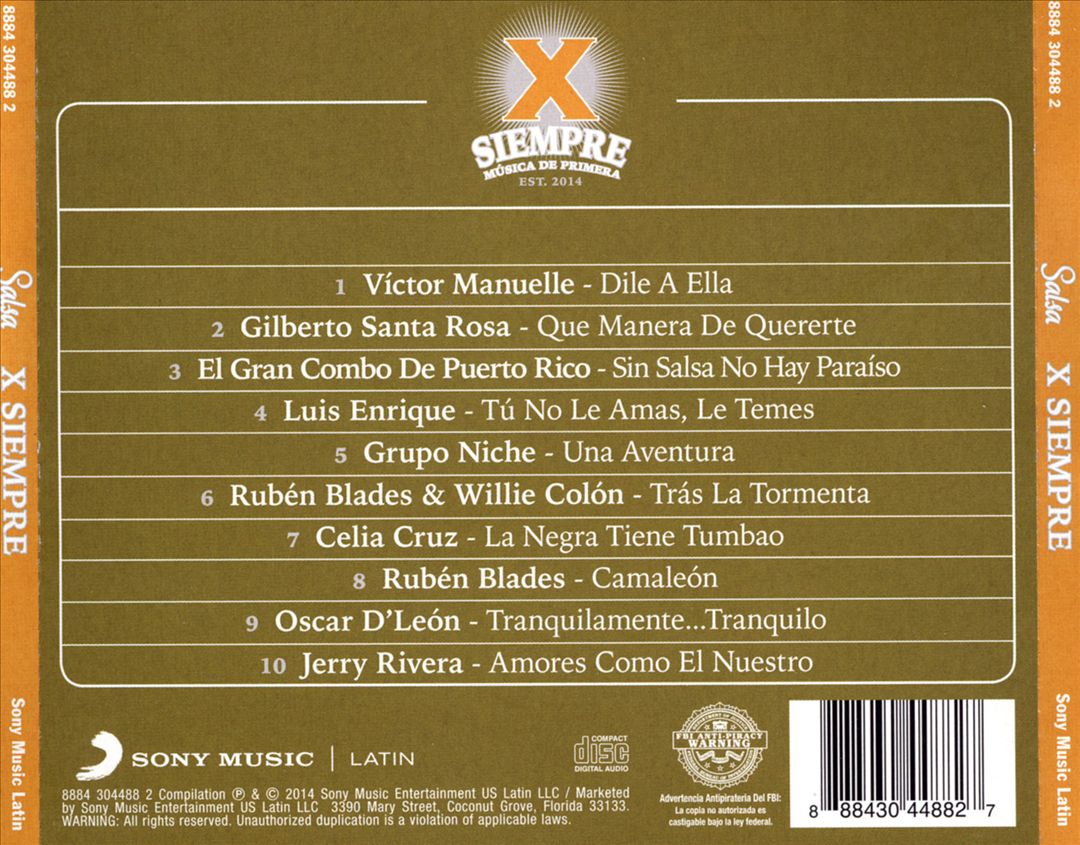 Salsa X Siempre cover art