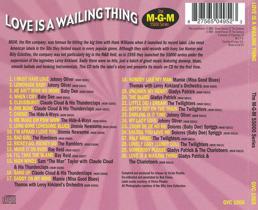 Love Is a Wailing Thing cover art