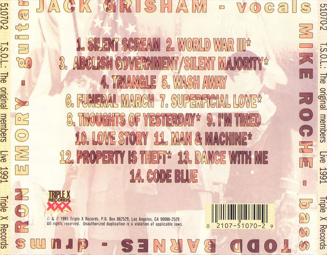 Live 1991 cover art